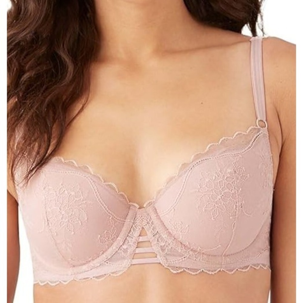 32C b.tempt'd 953284 No Strings Attached Underwire Balconette T‑Shirt Bra Blush